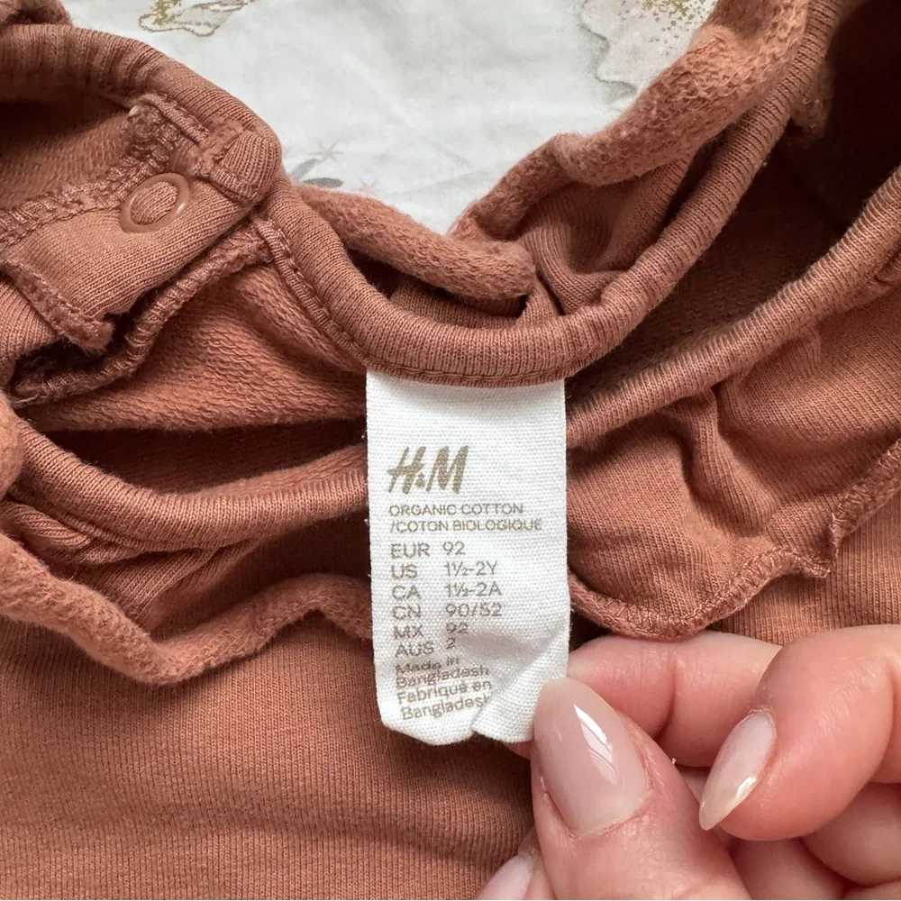 Zara & H&M Baby Girl Sweater Bundle of 3 18-24M Rainbow Star Cozy Sweatshirts